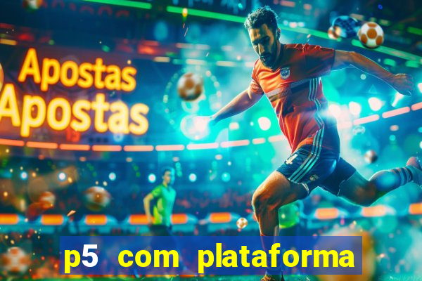 p5 com plataforma de jogos