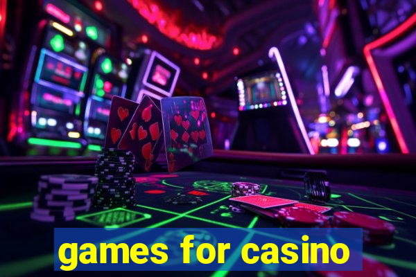 games for casino