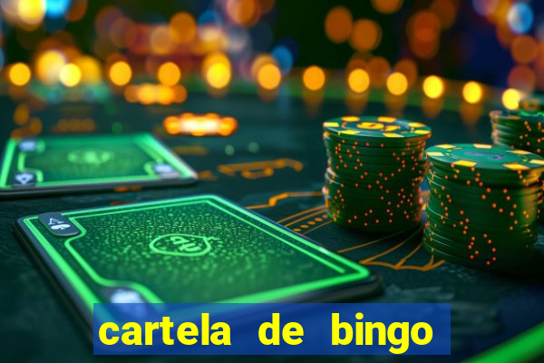 cartela de bingo de nomes para imprimir