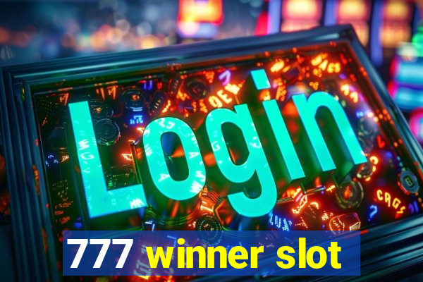 777 winner slot