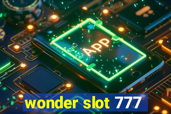 wonder slot 777