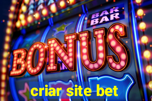 criar site bet