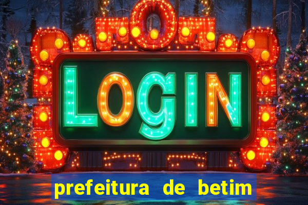 prefeitura de betim - contracheque online