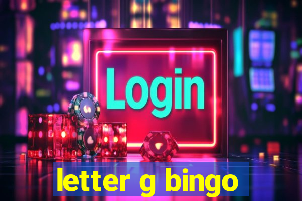 letter g bingo