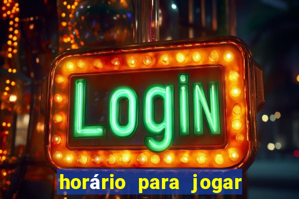 horário para jogar no rabbit