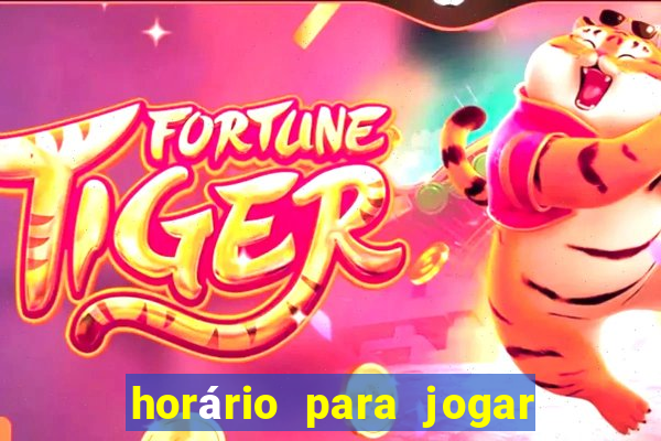 horário para jogar no rabbit