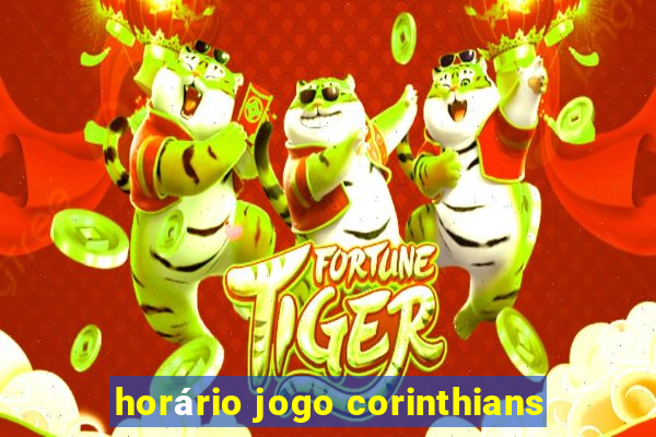 horário jogo corinthians