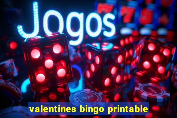 valentines bingo printable