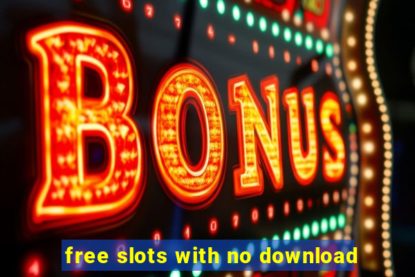 free slots with no download