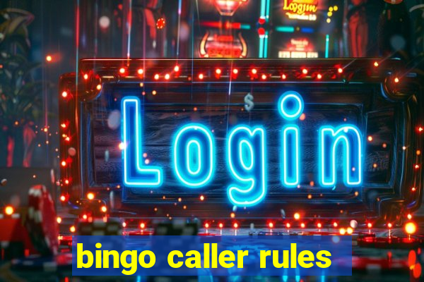 bingo caller rules