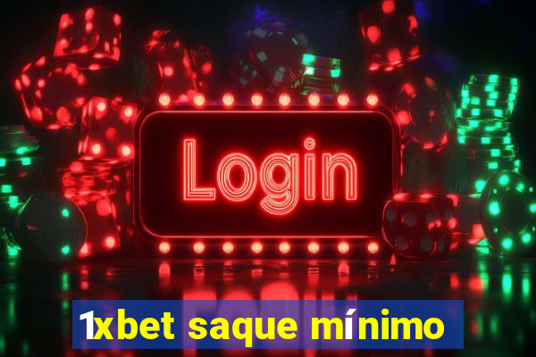 1xbet saque mínimo