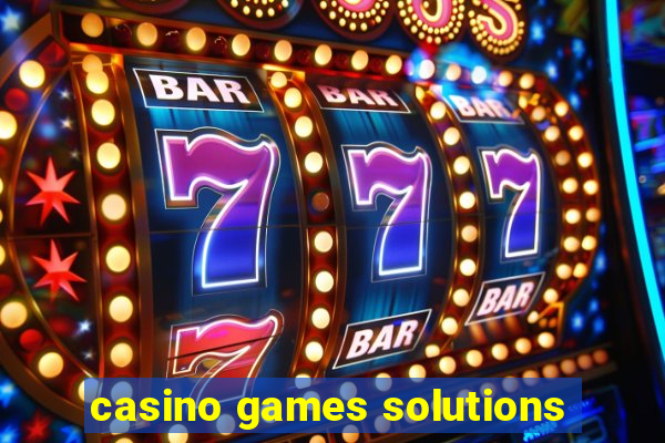 casino games solutions