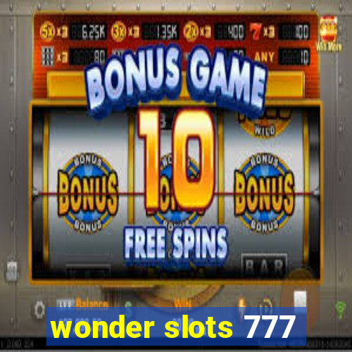 wonder slots 777