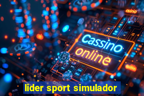 lider sport simulador