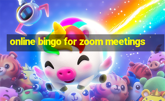 online bingo for zoom meetings