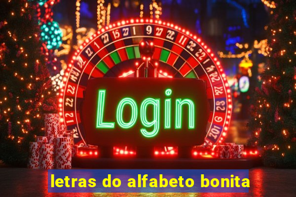 letras do alfabeto bonita