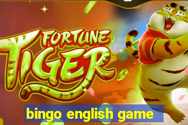 bingo english game