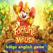 bingo english game