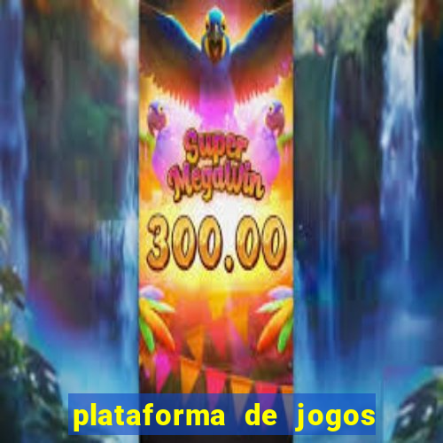 plataforma de jogos nova pagando