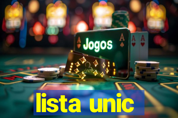 lista unic