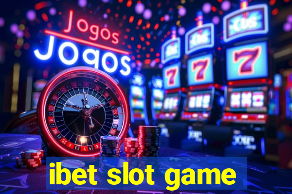 ibet slot game