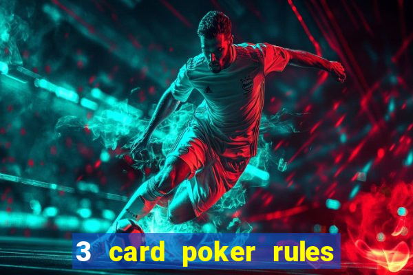 3 card poker rules in casino