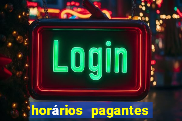 horários pagantes pg soft