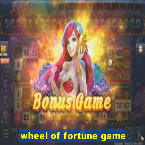 wheel of fortune game