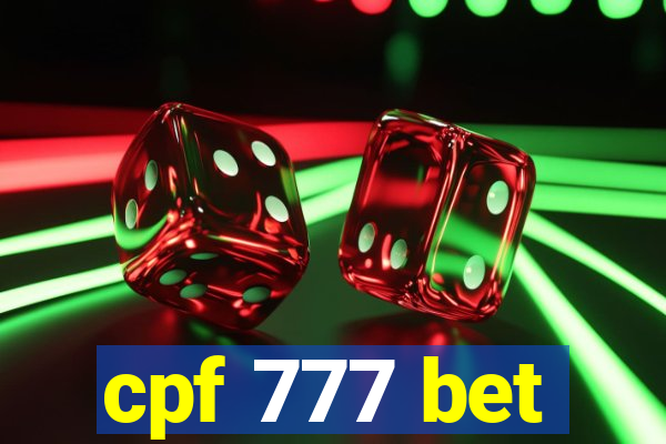 cpf 777 bet