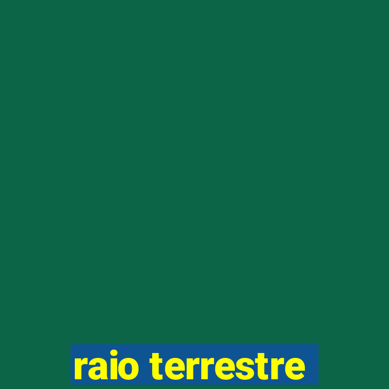 raio terrestre