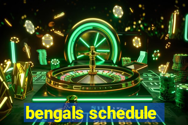 bengals schedule