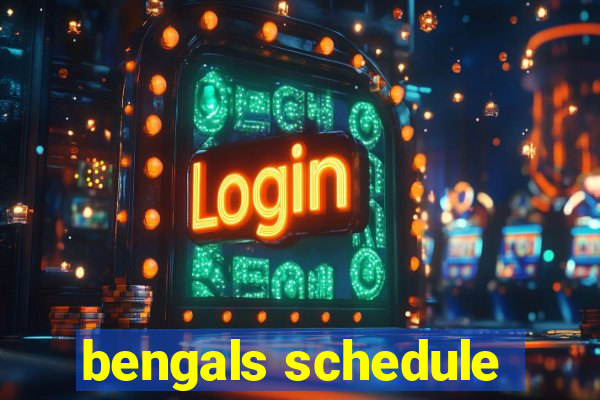 bengals schedule