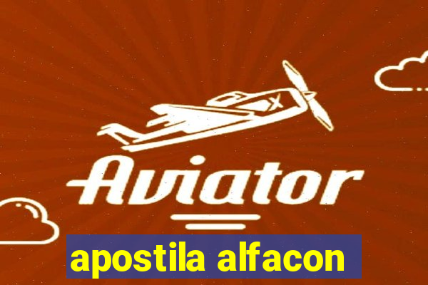 apostila alfacon