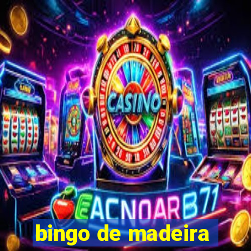 bingo de madeira