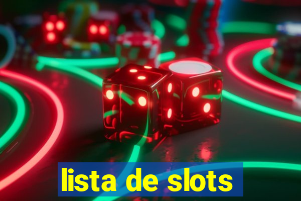 lista de slots