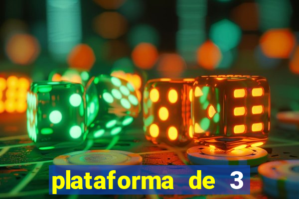 plataforma de 3 reais cassino