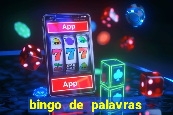 bingo de palavras cha de bebe