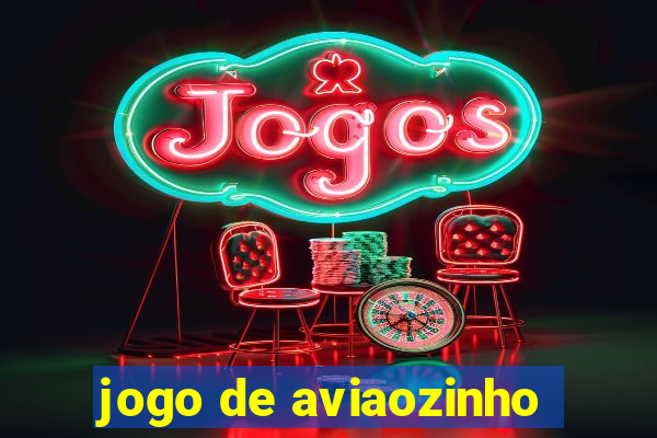 jogo de aviaozinho