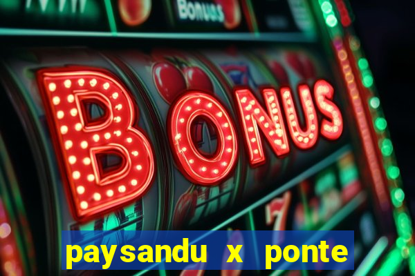 paysandu x ponte preta palpite