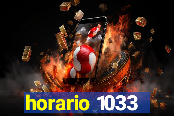 horario 1033