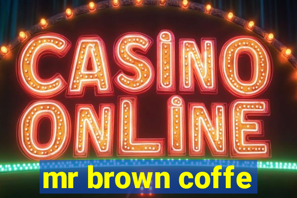 mr brown coffe