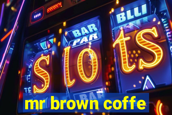 mr brown coffe