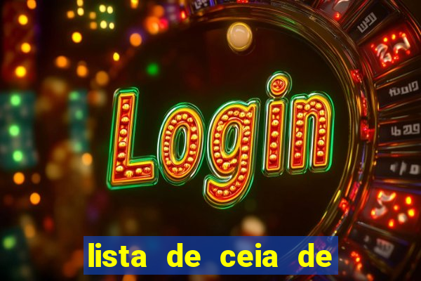 lista de ceia de natal para 20 pessoas