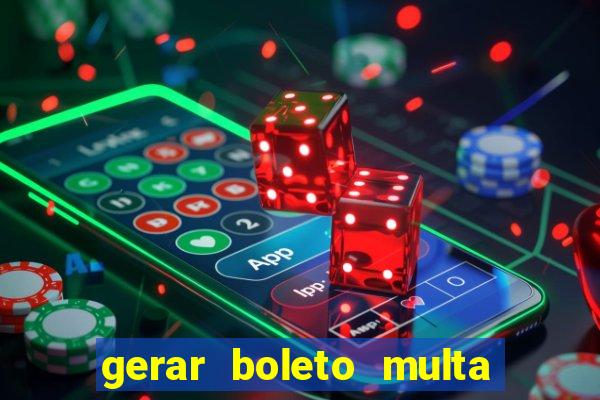 gerar boleto multa detran sp