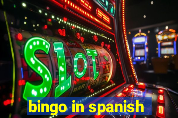 bingo in spanish