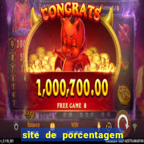 site de porcentagem de jogos slots