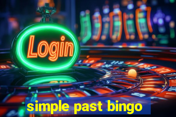 simple past bingo