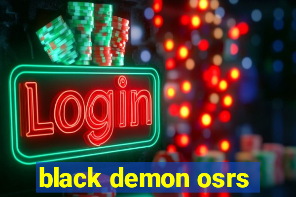 black demon osrs