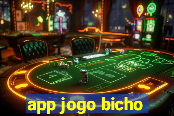 app jogo bicho