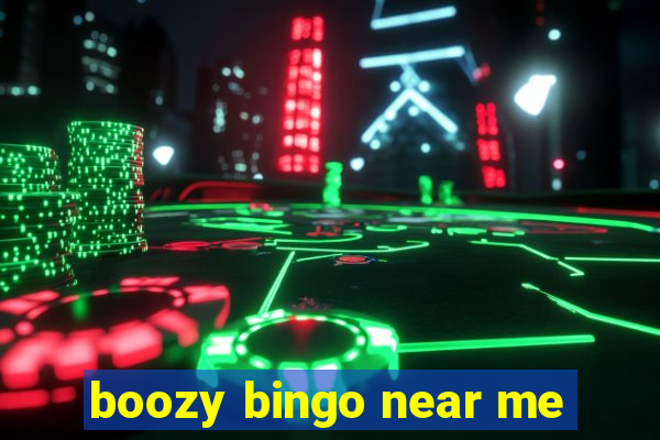 boozy bingo near me